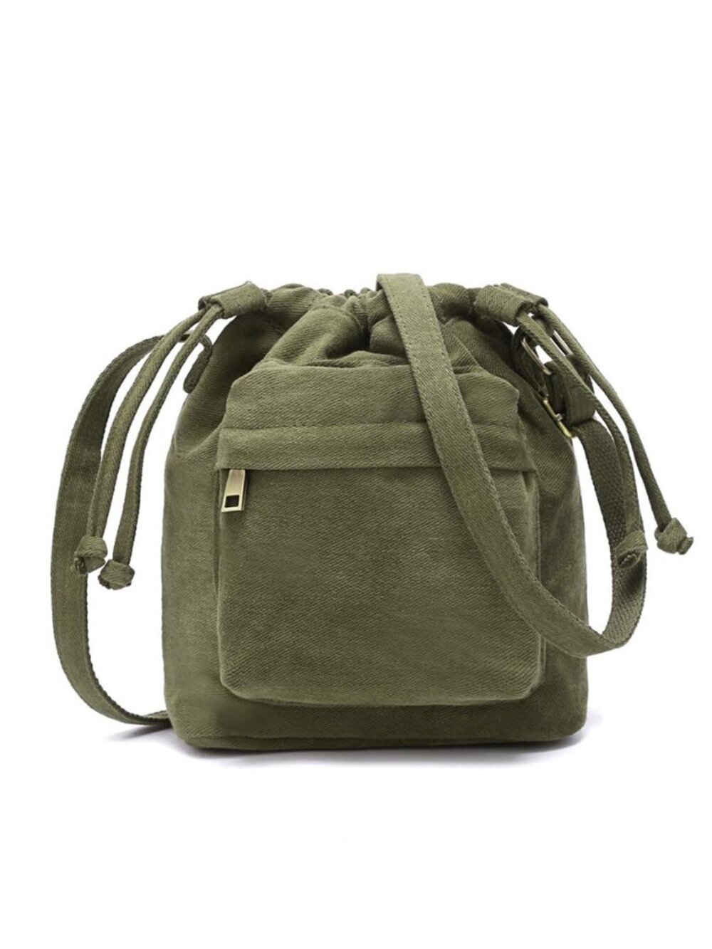 Crossbody Bags for Women Small Canvas Drawstring Bucket Purse Cute Little Boho